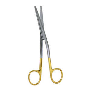 Ciseaux dorsaux TC Cottle demi-or 16 cm, avec inserts en carbure de tungstène, pour chirurgie orthopédique manuelle, en acier allemand, approuvés CE, Surgiright - Product Image 2