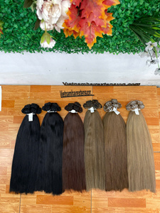 ผมต่อเวียดนามแบบเวฟท์ เวอร์จิ้น เรมี่ ตรง เกรดซุปเปอร์ดับเบิ้ลดรอน น้ำหนัก 100 กรัม ความยาว 8-32 นิ้ว ทุกสี - Product Image 1