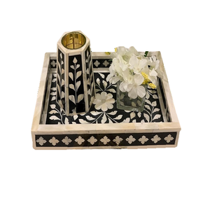 Attractive Design Mabkhara <b>Oud</b> Burner Set In Wooden And Mother Of Pearl <b>Bakhoor</b> Burner For Religious Wedding Usage - Product Image 1