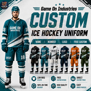 OEM Wholesale Rate Manufacturer Custom Sublimated Ice Hockey Uniform Sets New Trendy Professional Team Jersey and Pants - Product Image 3
