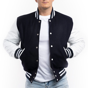 Customized Winter Varsity Jackets for Plus Size Men Durable Canvas Fabric Logo Pattern Decoration Stand Professional Competitive - Product Image 1