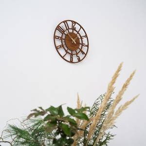 Reloj de Madera Hecho a Mano, Decoración de Pared con Reloj de Madera, Reloj de Pared Grande de Madera, Reloj de Pared de Madera con Números, Reloj de Pared de Madera - Product Image 3