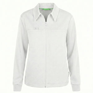 Chaqueta de enfermera con cremallera y cuello de camisa, uniforme de hospital, abrigo cálido, chaquetas de enfermera elegantes, precio mayorista, personalizadas con tu propio logo. - Product Image 4