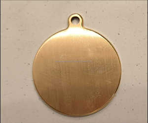 Hallazgos de círculo de latón Encanto de círculo grande Moneda en blanco redonda personalizada Moneda de cuproníquel de latón para Artware con precio de fábrica - Product Image 2