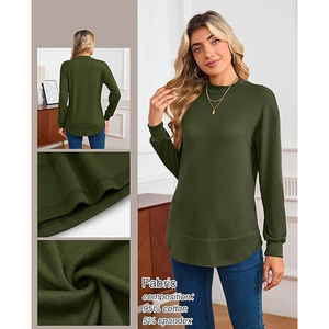 Sudadera Oversize de Cuello Alto a Rayas Rosa y Blanco para Mujer, Suéter Casual Personalizado para Dama, Estilo Urbano con Hombros Caídos - Product Image 6