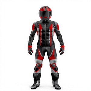 Traje de Carreras Zonda CBR de 1 Pieza, Cuero de Vaca/Canguro Ramaha, Mono de Motociclista para Pista/Conducción, Hecho a Medida, Nivel 2 CE - Product Image 1