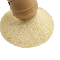 Pinceau à raser Maclura en poils de blaireau pur, manche en bois, style classique pour hommes, bol à raser en bois