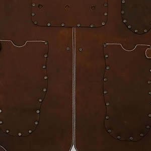 Delantal de Cuero de Color Marrón de Último Diseño, Delantal de Cocina de Cuero Genuino de Alta Calidad, Delantal de Cuero de Estilo Moderno para Hombre - Product Image 4