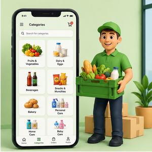 Plataforma de Entrega de Comestibles con IA, Pronóstico de Inventario, Optimización de Rutas, Conocimientos del Cliente, Android, iOS, Web - Product Image 2
