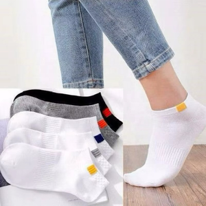2026 <b>Hot</b> Sale Fashion Cotton Men Solid Colour Breathable Low Cut Short Ankle Sports <b>Socks</b> - Product Image 3