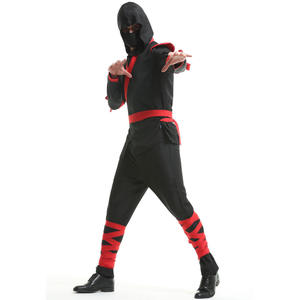 Conjunto de Disfraz de Ninja Premium para Adultos, Hombres y Mujeres, Guerrero Negro, Shinobi, Asesino, Uniforme, Disfraz de Halloween, Cosplay, Fiesta de Disfraces - Product Image 4