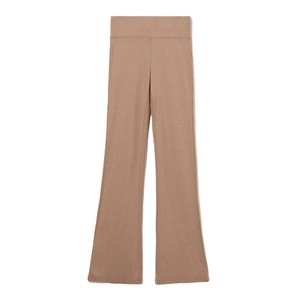 Pantalones de chándal acampanados con estilo para mujer, ropa de Yoga elegante con cierre de cintura elástica a medida, calidad duradera, suministro de verano ODM - Product Image 1