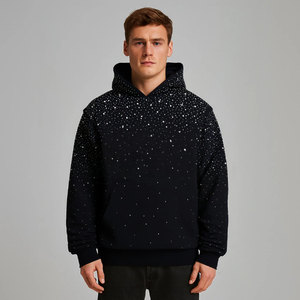 Sudadera con Pedrería de Último Diseño, Sudadera con Pedrería de Moda de Alta Calidad, Sudadera con Pedrería Personalizada en Diferentes Colores - Product Image 2