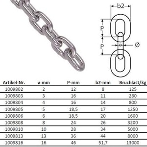 Catena in Acciaio Inossidabile, Anello Corto - 2,0mm Ø - Product Image 1