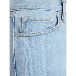 Venta al por mayor directa de fábrica, OEM personalizado, shorts de mezclilla sólidos ecológicos lavados para hombre, estilo urbano, 100% algodón, shorts holgados y sueltos. - Product Image 6