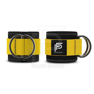 สายรัดข้อเท้าแบบปรับได้ คุณภาพสูง ผลิตตามสั่ง ยี่ห้อ PROFIT SPORTS ทำจากนีโอพรีน ป้องกันการลื่น ใช้งานได้กับเครื่องเคเบิล ช่วยบริหารกล้ามเนื้อก้นได้อย่างมีประสิทธิภาพ - Product Image 2