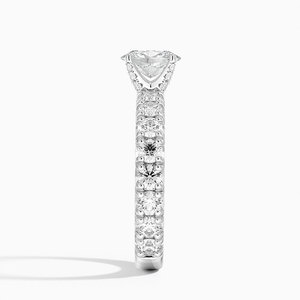 BOJ <b>Ring</b> 0118 Oval Cut 925 <b>Silver</b> Luxe Ellora Prong Setting <b>Solitaire</b> Diamond <b>Ring</b> 2ct D Color VVS1 Moissanite GRA Certified - Product Image 3