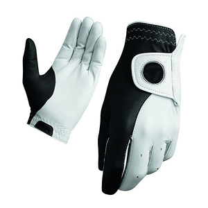 Gants de golf pour hommes personnalisables de haute qualité en cuir véritable Cabretta, doux, confortables, respirants, antidérapants, à doigts complets, pour la main gauche - Product Image 1