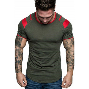 Camiseta Personalizada para Hombre, 100% Algodón, Cuello Redondo, Hombros Caídos, Estilo Urbano, Talla Grande - Product Image 3