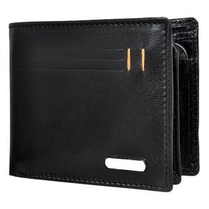 Portefeuille personnalisé en cuir de vache véritable 100% de meilleure qualité, protection RFID au prix de gros - Product Image 1