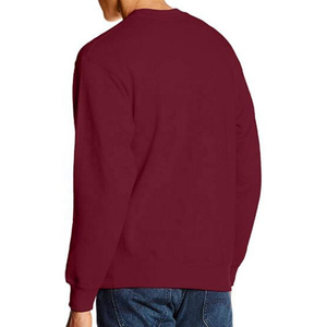 Sweat-shirt à col rond en molleton pour homme, personnalisé, anti-rétrécissement, tricoté, à capuche, hiver, OEM, uni, grande taille, 100% coton, doublé, 400g - Product Image 4