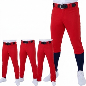 Pantalons de baseball personnalisés pour homme, pantalons de jogging OEM sur mesure, pantalons d'entraînement pour équipe de baseball, pantalons de jogging pour homme corpulent - Product Image 2