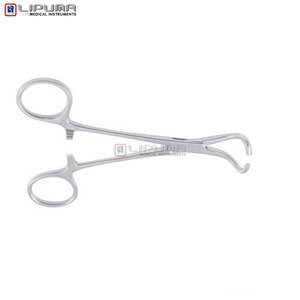 Pinces à serviettes manuelles Tohoku Blunt Premium 10,5 cm (4 pouces) en acier inoxydable de qualité chirurgicale certifiées MOL pour premiers secours vétérinaires - Product Image 2