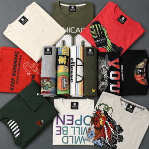 เสื้อยืดแบรนด์ดังระดับโลกสำหรับผู้ชาย ผู้หญิง และเด็ก ผลิตโดย Meow Fashion จากบังกลาเทศ พร้อมส่งขายส่ง มีสินค้าในสต็อกจำนวนมาก เสื้อยืดฤดูร้อน - Product Image 1