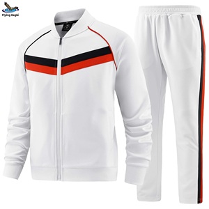 Custom Tracksuit Men Full <b>Zip</b> <b>Hooded</b> Cotton Fleece Gym Jogging Running Sportswear Manufacturer - Product Image 5