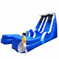 Toboggan aquatique gonflable en gros pour enfants toboggan aquatique extérieur pour fête toboggan aquatique commercial pour piscine