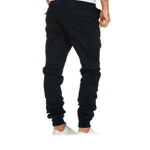 High Quality Men's Casual Track Pants High Waist Elasticated <b>Cargo</b> Joggers - Product Image 2