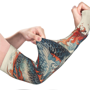 Oem Service Cheap Custom Cycling <b>Compression</b> Sports Breathable Lightweight 100% Polyester High Quality <b>Arm</b> <b>Sleeves</b> for Unisex - Product Image 6