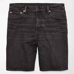 กางเกงยีนส์ขาสั้นทรงหลวมสไตล์วินเทจสำหรับผู้ชาย แบบฟอกสี  สามารถปรับแต่งสีได้ - Product Image 5