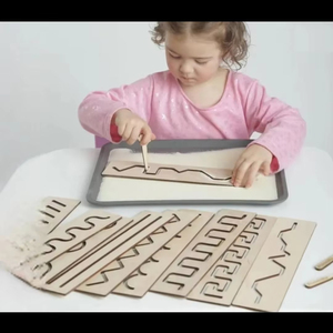 Ensemble de 10 formes géométriques en MDF, légères et tendance, pour l'apprentissage des enfants, best-seller - Product Image 1