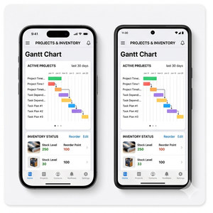 Application de gestion d'entreprise Royalcraft – Outils de CRM, comptabilité, gestion des stocks, des ventes et des équipes pour iOS/Android - Product Image 4