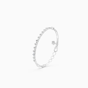 Round Light Weight Tennis Bracelet With 1.30 Ct Lab Grown Diamond | In 9K Yellow White And Rose <b>Gold</b> - Product Image 2