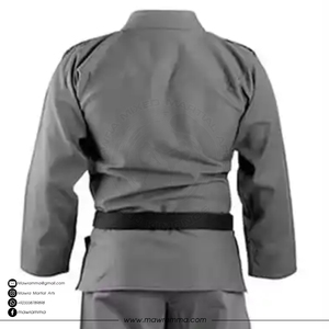 ชุดยิวยิตสูแบบกำหนดเอง ลายสวยงาม พร้อมโลโก้สั่งทำ ผ้าฝ้าย 100% ทอแบบเพิร์ลวีฟ ชุดกิโมโนสำหรับการฝึกซ้อมระดับมืออาชีพ พร้อมอุปกรณ์ป้องกัน - Product Image 3