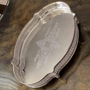 Bandeja de Servir de Mármol de Lujo para Hoteles, Hogares y Restaurantes, con Asas de Latón, Decoración para Bodas, Bandejas de Mármol Natural - Product Image 2