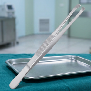 Premium Surgical Instruments Lerche Pattern Tissue Forceps Manufacturer 15 cm Best Selling Instruments - Product Image 4