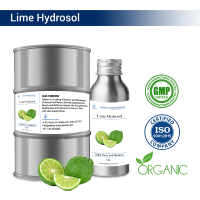 Hydrolat de citron vert Aethon International 1L, liquide pur et naturel biologique pour tous types de peau