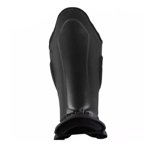 Espinilleras Negras de PU con Cierre de Velcro para Protección Deportiva en Adultos, Diseño Ligero, Uso en Todas las Estaciones - Product Image 2