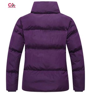 Chaqueta Acolchada de Nuevo Diseño con Cuello Alto, Manga Larga, Abrigo Cálido de Invierno, Relleno de Poliéster, Grosor Regular - Product Image 2