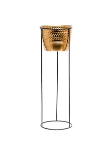 Jarrón de Metal con Acabado Texturizado Premium para Flores, para Interiores de Casas de Lujo, Jarrón de Metal para Aniversario, Jarrón para Flores de Zahid Exports - Product Image 6