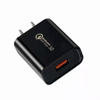 Chargeur mural USB rapide QC3.0 18W, adaptateur d'alimentation Quick Charge 3.0, matériau ignifuge pour smartphones, tablettes, écouteurs