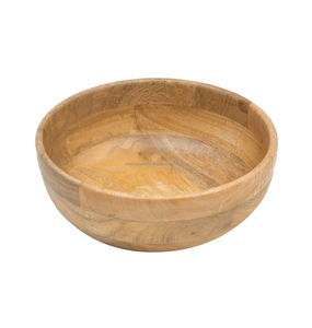Tazón de madera de mango hecho a mano, ideal para ensaladas, frutas y bocadillos a un precio muy económico por United Trade World - Product Image 3