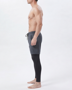 <b>Men's</b> Quick Dry Yoga <b>Shorts</b> With <b>Compression</b> Leggings Inner Base Layer Drawstring Waist Gym Fitness Wear <b>Men</b> <b>Shorts</b> - Product Image 4