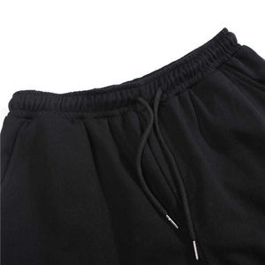 Shorts de sport pour hommes, personnalisables avec logo, couleur au choix, confortables, doux, avec cordon de serrage, logo brodé, en coton, imperméables, avec fermeture éclair - Product Image 3