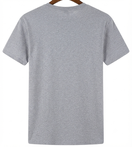 Camiseta con Estampado Gráfico Personalizado, Camiseta Informal de Cuello Redondo y Manga Corta de Algodón para Hombre - Product Image 5