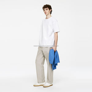 เสื้อยืดผู้ชายโอเวอร์ไซส์ผ้าคอตตอน100% ขนาดใหญ่ไม่มีความสุขพิมพ์ลายดิจิตอล - Product Image 4