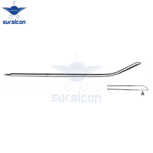Aguja Redon de 19.5 cm / 7-3/4 Pulgadas, 10 Charr, Punta Ligeramente Curvada, Extremo Roscado, Acero Inoxidable, Aguja Quirúrgica de Drenaje - Product Image 4
